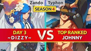 GGST ▰ Zando (Day 3 Dizzy) vs Typhon (TOP Ranked Johnny). Guilty Gear Strive Gameplay