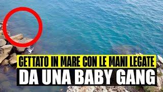 ORRORE A BARI: 19ENNE GETTATO IN MARE CON LE MANI LEGATE DA UNA BABY GANG. SALVATO DA UN PESCATORE