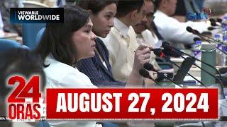 24 Oras Express: August 27, 2024 [HD]