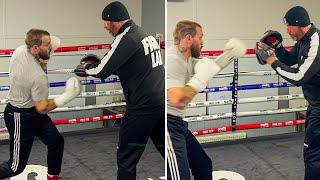 JAY SWINGLER BOXING PADWORK