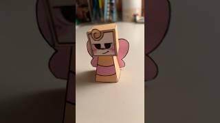 Making a glisten paper doll! |dandys world| #dandysworld #papercraft  #fyp