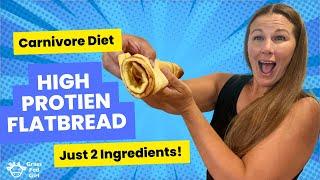 Easy Carnivore Diet Bread Recipe with just two ingredients (blender recipe)