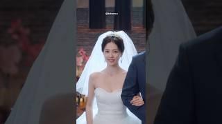 Bailu in wedding dress  #cdrama #dylanwang #bailu #weddingday #cute #couplegoals