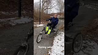 Testing Van Raam easy rider trike