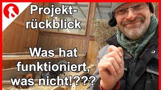 F159  Projektrückblick - was hat funktioniert und was nicht!??? - Jensman and the Huhns