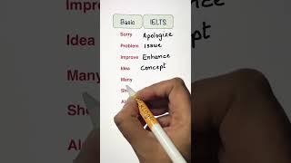 Basic Vs IELTS  Vocabulary that you must know.