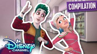 ZOMBIES: The Re-Animated Series | The Best Zeddison Moments | Compilation | @disneychannel