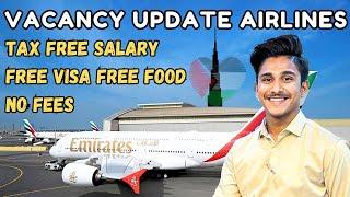 Emirates latest jobs vacancy update | Jobs in Dubai | Free Visa, Food | Update By Pratham Chaudhary