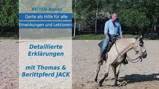 VideoTrailer Online School Reiten Basics "Gerte als Hilfe für Einwirkungen und Lektionen"