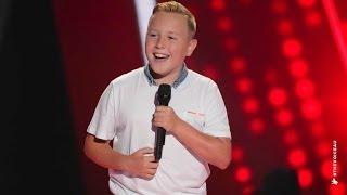 Robbie Sings Hey Soul Sister | The Voice Kids Australia 2014