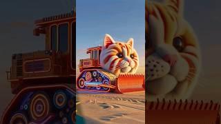 ️Evolution of Cat : Bulldozer  #cat #cute #love #shorts