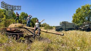 Abandoned Air Base filled with Soviet Tanks and other Military Equipment