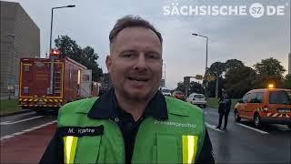 Teileinsturz der Carolabrücke in Dresden: Feuerwehrsprecher Michael Klahre