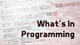 What's In Programming?