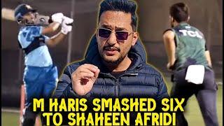 Mohammad Haris Smashed a huge six to Shaheen Afridi during practice match 