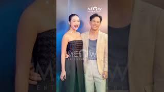 Thanh Thức hội ngộ cùng Diệp Bảo Ngọc, cả 2 tình bể bình tại buổi ra mắt phim Út Lan ở Hà Nội
