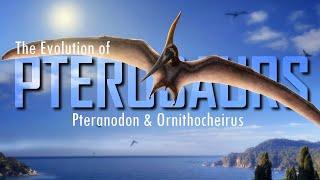 Pteranodon and Ornithocheirus