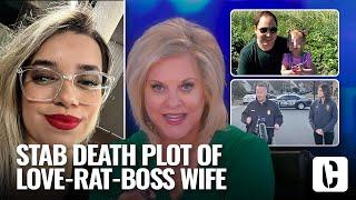 GLAM AU PAIR, 23, PLOTS STAB DEATH OF LOVE-RAT-BOSS’ WIFE?