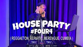 MIX HOUSE PARTY 4 ( REGGAETON, REPARTO, LATIN, MERENGUE, CUMBIA PERUANA ) - DJ FABRIZZIO FABIAN