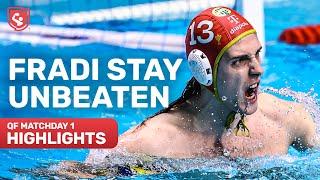 HIGHLIGHTS | Fradi & CNAB Clash In Quarter Final Opener | Water Polo Champions League