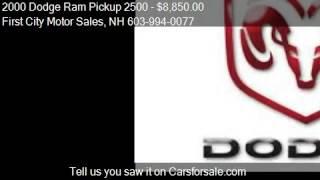 2000 Dodge Ram Pickup 2500 for sale in Gonic, NH 03839 at th