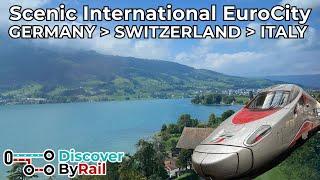 Frankfurt to Milan Scenic EuroCity EC151 on a NEW PENDOLINO