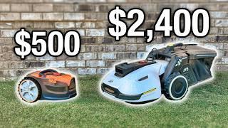 CHEAP vs EXPENSIVE Robot Lawn Mower (Wire Free)