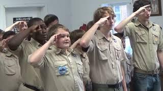 Scouting America: Troop Meeting Opening Ceremony - Posting the Colors