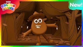 Brown | FULL EPISODE - S1 E24 | Learn Colours - Kids Cartoons | Colourblocks