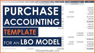 Simple Purchase Accounting Template for an LBO Model