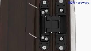 Fire-rated  concealed door hinge, hidden door hinge factory in China