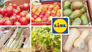 LIDL FRANCE ARRIVAGE 30-09 FRUITS ET LÉGUMES COURSES 