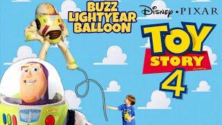 Toy Story 4 HUGE Buzz Lightyear Airwalker BALLOON How high can he fly? To Infinity and Beyond