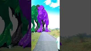 Big dinosaur chaseT-Rexe chasing part #shorts #dinosaur #youtube #dinosaurs #superman #video