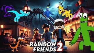 TOLONG KAMI TERJEBAK DI TAMAN BERMAIN ! RAINBOW FRIENDS CHAPTER 2 ! ROBLOX