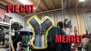 MAKING A PIE CUT MERGE!!! Y-Pipe