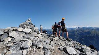 My first via Ferrata in Braunwald Klettersteig, Switzerland