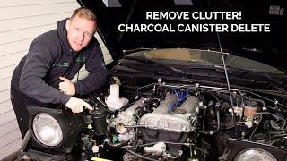 How To:  Mazda Mx5 Miata Charcoal Canister / EVAP Delete