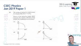 CSEC Physics - May 2025 Paper 1 Preparation (Terry David)