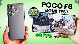 Poco F6 - 90 FPS BGMI Test | BGMI 3.5 Update