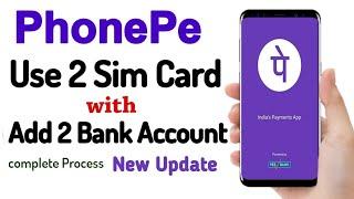 PhonePe | How to use two Phone Pe account | add two or more Bank Account | use two Mobile Number on