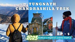 Tungnath chandrashila trek || world's highest shiva temple || tungnath yatra 2023