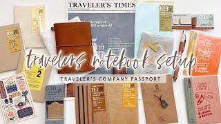 TRAVELER'S COMPANY TN PASSPORT SETUP | TRAVEL JOURNAL | Charmaine Dulak