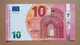 New 10 Euro Banknote (Ten Euro / 2014) Obverse & Reverse