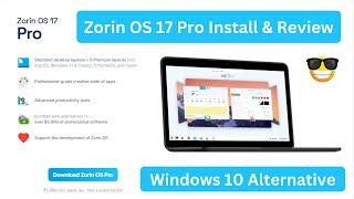 Zorin OS 17 Pro Installation & Review | How to install Zorin OS 17 Dual Boot in Hindi