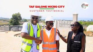 I bought two houses from TAF Salone while living in Dallas, USA before visiting Africa