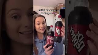 British VS American Dr Pepper  #shorts