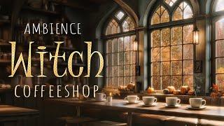 ˖°  Autumn Rainy Day ° Witch Coffeeshop °｡⋆  Coffee Making Sounds, Magic & Cats  ° ASMR Ambience