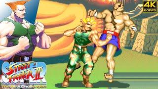 Super Street Fighter II - Guile (Arcade / 1993) 4K 60FPS