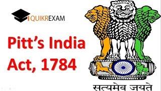 Pitt’s India Act 1784 || Indian History || Quikr Exam